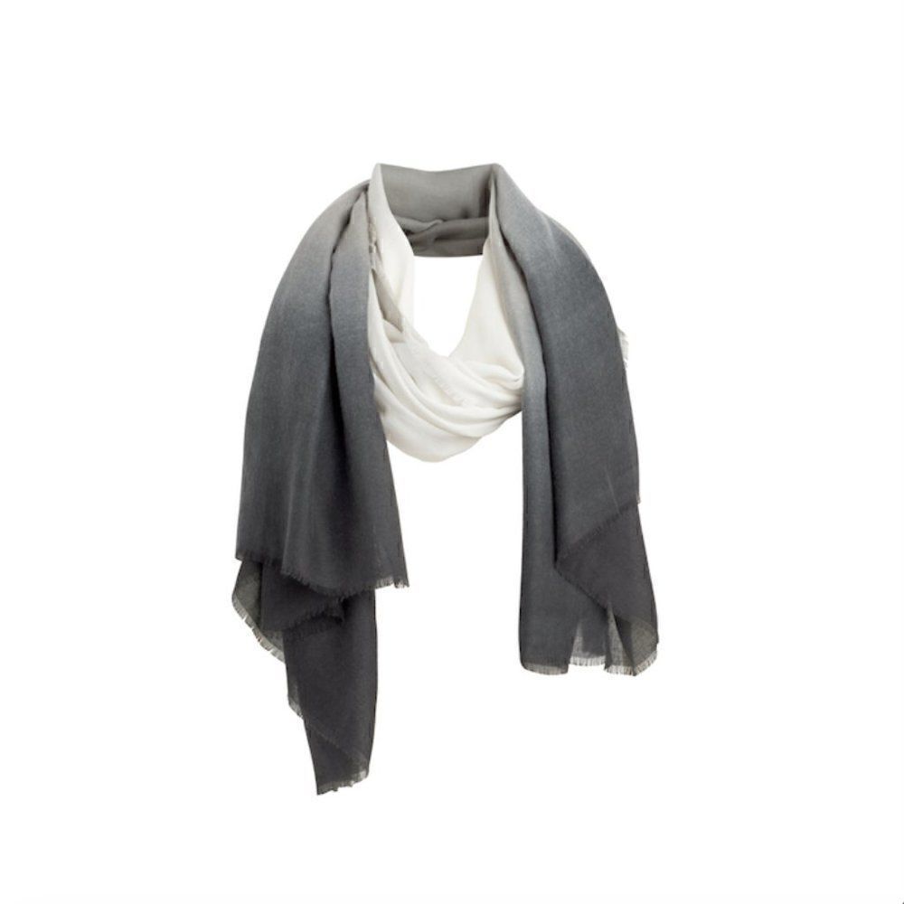 Cushnie Grey Horizons ombré scarf - New